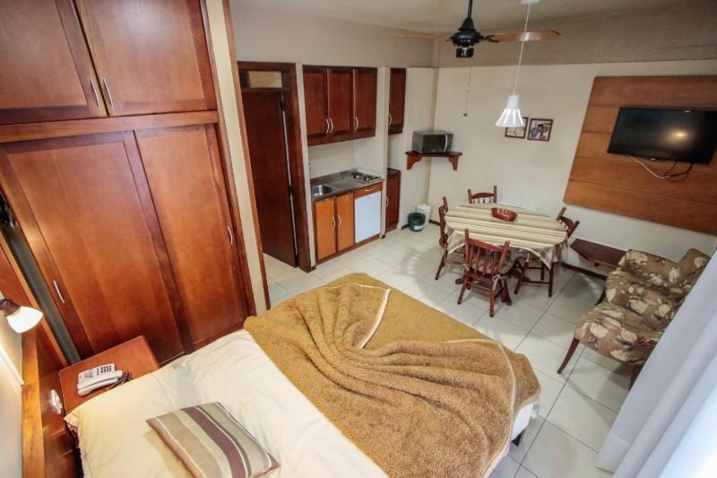 Flat no Residencial Pousada Serrano Centro Gramado Exterior foto