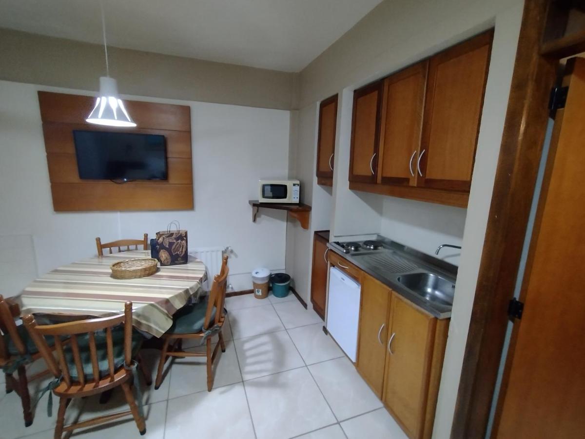 Flat no Residencial Pousada Serrano Centro Gramado Exterior foto